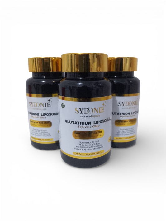 Glutathion Liposomal Suprême Glow – Booster d’Éclat & Uniformité du Teint (les 3 boîtes)